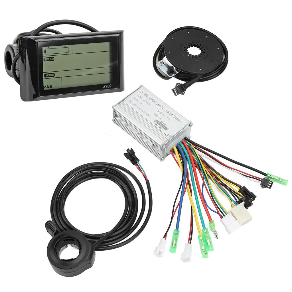 Контроллер бесщеточного двигателя 36 В 48 В S900 ЖК-дисплей 130X с ручкой газа 8C Комплект датчика усилителя мощности