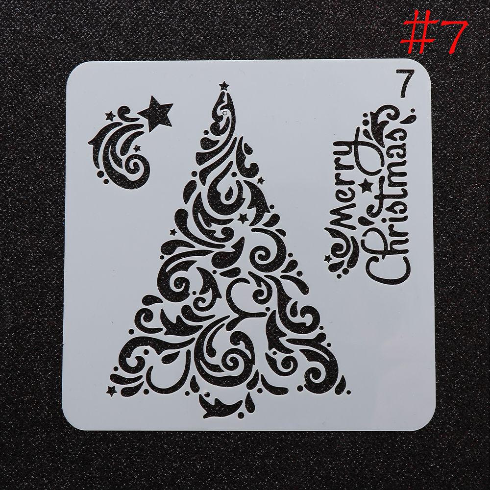 Многослойная бумага, картон, настенная живопись, цветочный шаблон, тиснение, скрапбукинг, рождественские полые трафареты