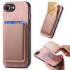 For iPhone 16e Case Detachable Magnetic Card Bag Leather Phone Back Cover