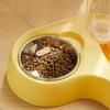 New Cat Feeder Water Bowl Water and Food All-in-one Two-in-one Pet Cat Bowl Pet Supplies