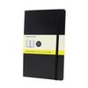 Блокнот Moleskine Classic, Мягкая обложка, Клетка, Большой размер (13 см x 21 см), Черный, QP617