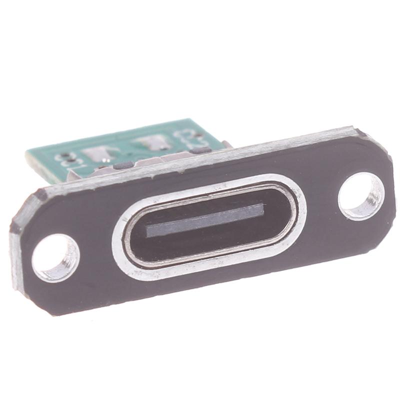 5 шт. разъем USB 3.1 Type C с винтовой фиксирующей пластиной Type-C USB Jack 3.1 Type-C 2Pin 4Pin женский разъем разъем для зарядки порт