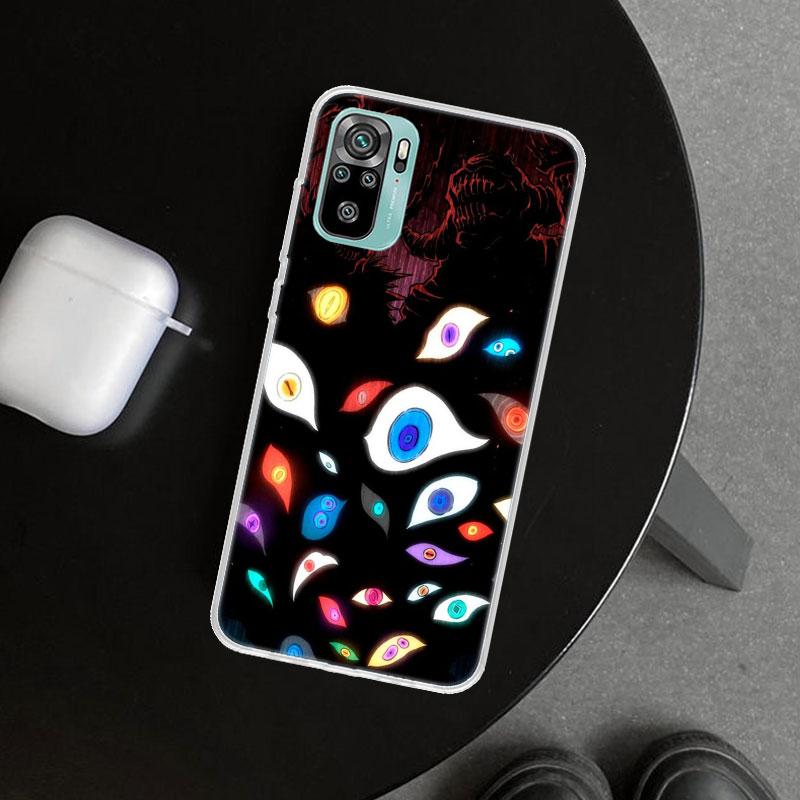 Чехол для телефона со страшным лицом и глазами для Xiaomi Redmi Note 15 14 13 12 11 Pro Plus 14S 12S 11S 11T 11E 10S 10 Индивидуальные Fundas Redm