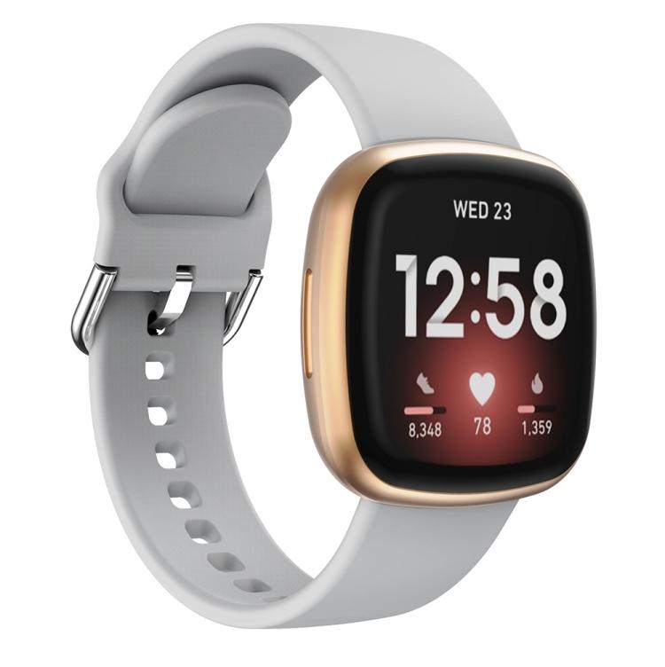 Силиконовый ремешок для Fitbit Versa 3(черный)