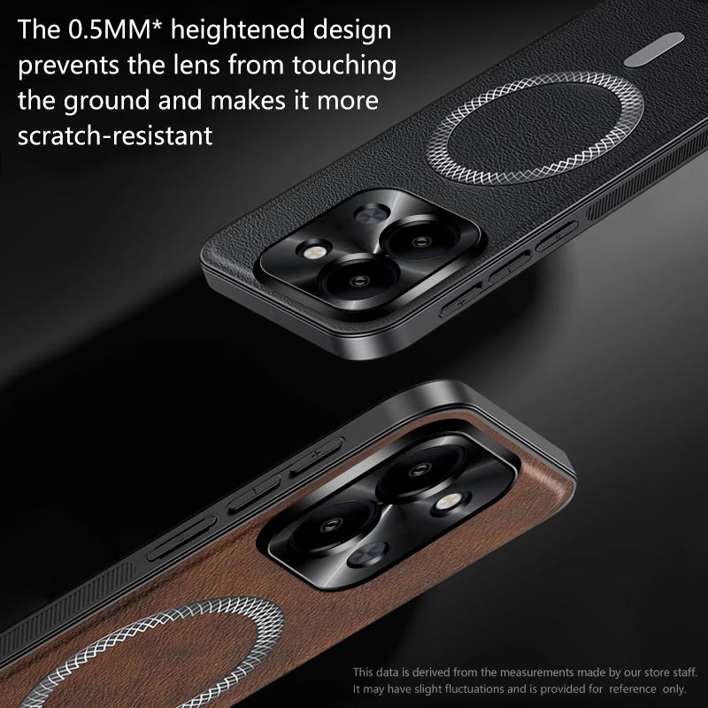 For Redmi 15C Leather Full-cover Magnetic Waterproof Shockproof Fingerprint Phone Case