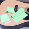 Double-Sided Velvet Instrument Polishing Cloth for Guitar, Bass, and Piano Care
