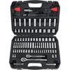 Amazon Basics Mechanic Socket Tool Kit with 123 Piece Set Case,