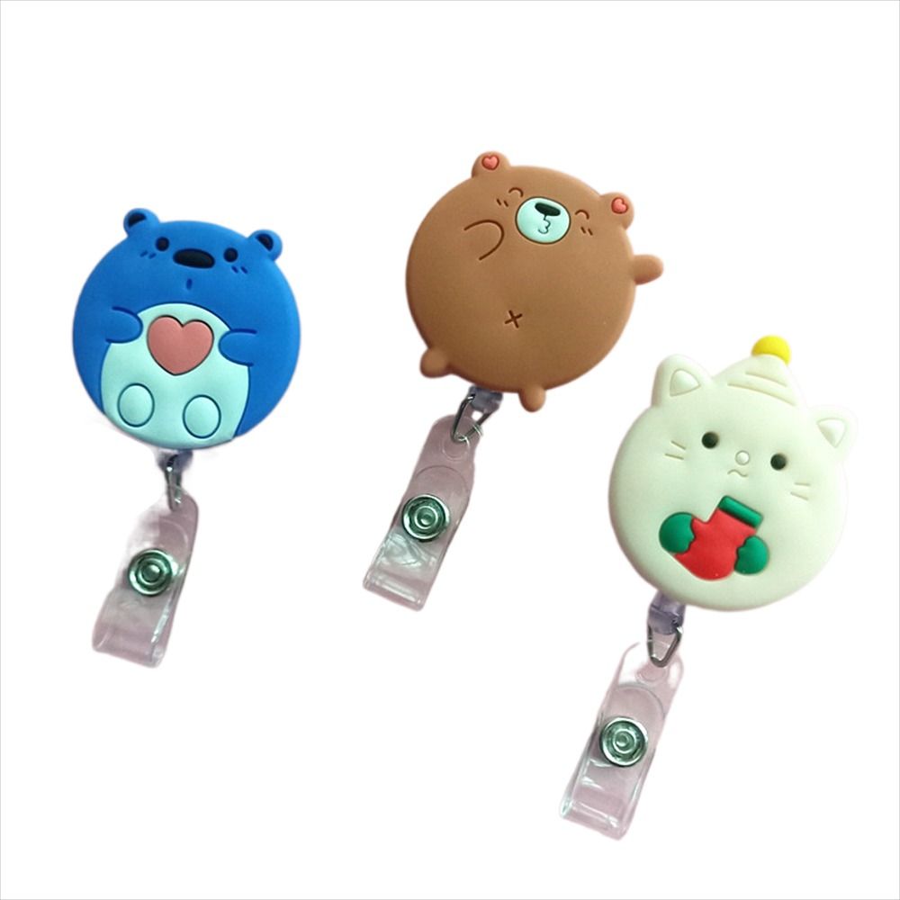 Chest Card Keys Lanyard Name Card Holder ID Card Clips Nurse Badge Holder Retractable Badge Reel