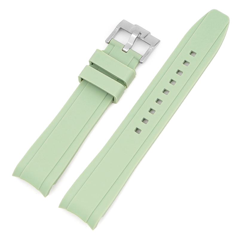 Для ремешка для часов бренда Omega Swatch Co Силиконовый Planet System Изогнутый силикон Для ремешка для часов Rolex Water Ghost 18 мм 19 мм 20 мм 21 мм 22 мм
