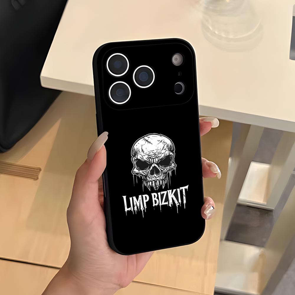 Чехол для телефона Rock Band L-Limp Bizkit Для IPhone 17 Air 16 E Pro Max 15 14 13 Mini 12 Pro 11 Max Plus Черный Мягкий