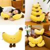 Fruitshaped Plush Banana Cushion With Short Pile Fabric Kids Bedroom Decor