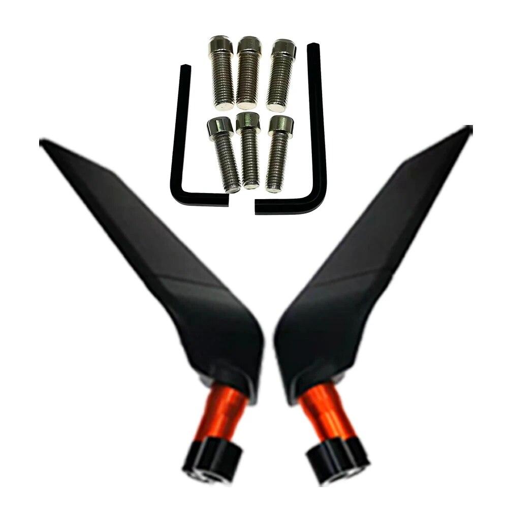 Мотоциклетные зеркала заднего вида Регулируемые вращающиеся боковые зеркала Универсальная посадка для Suzuki SV650 SV1000 SFV650 GLADIUS GSR 400 600