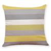 Geometric Gray Cushion Pillowcase Geometry Decorative Yellow Pillow Creative Home Decoration for Sofa Cushions Customized