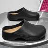 Summer-Style Non-Slip Closed-Toe Sandals: Wear-Resistant, Odor-Free, Unisex for Indoor, Outdoor, and Chef Use