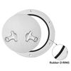 8 Inch Boat Inspection Deck Plate Hatch Marine Inspection Hatch with Cover White