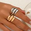 Geometric Women's Jewelry Geometric Open Ring Design Ring Versatile Premium Multi-layer Ring