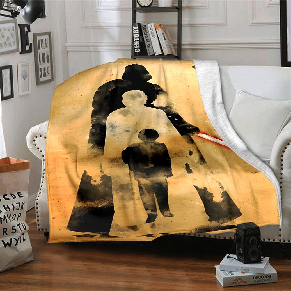 Star Wars Blanket Warmthful Decor Suitable for Seaside Livingroom Office All-Season Use Modern Perfect Gift for Relatives and Friends