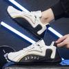 Осень 2024 года, новые сетчатые мужские кроссовки, дышащие мужские и спортивные модные повседневные туфли, корейская версия модных кроссовок