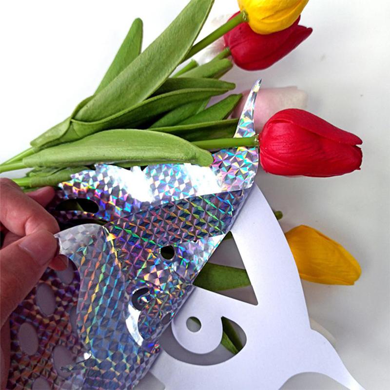 10 шт., садовое лазерное подвесное пугало, светоотражающее средство для отпугивания птиц, пугало совы