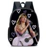 Taylor Swift Themed Kids Backpack School Lightweight Oxford Fabric Dual Strap Bag With Padded Air Cushion Straps Breathable