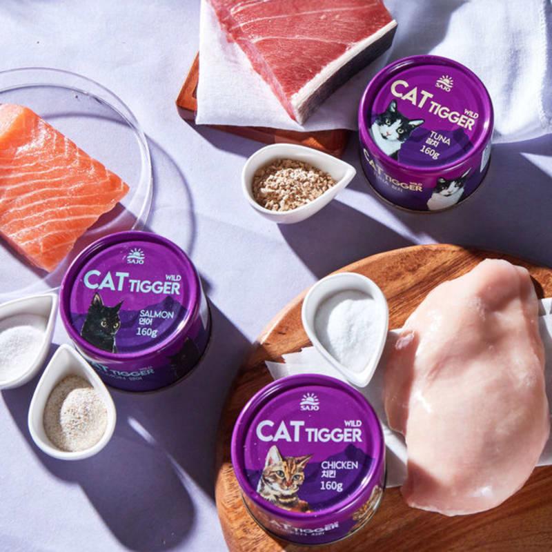 [Питомец] Sajo Cattiger Wild 160 г Тунец