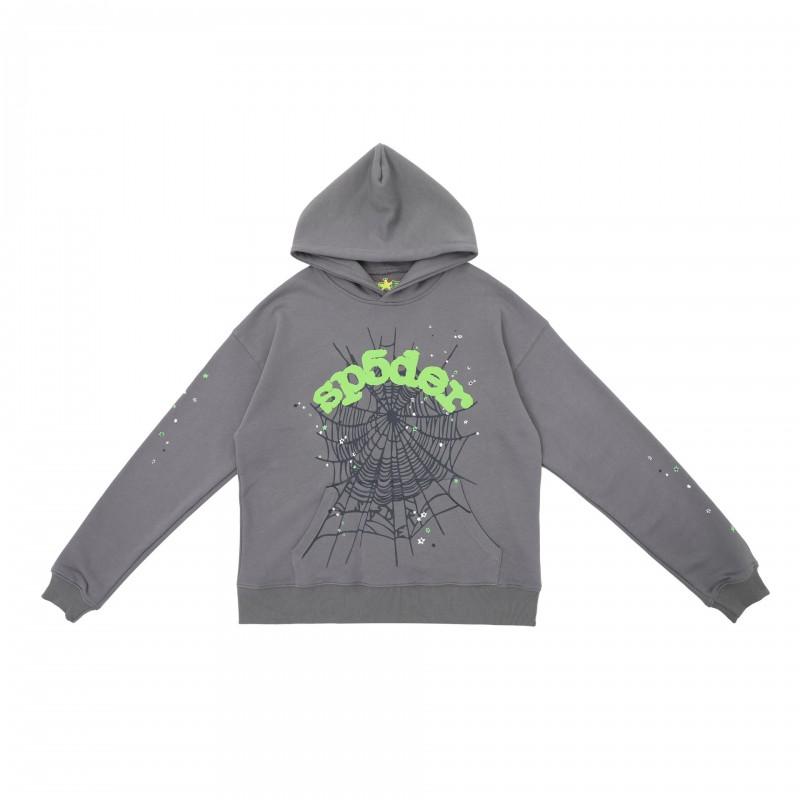Sp5der Hoodie Y2K Streetwear Printed Sweatshirt Men Women Couple