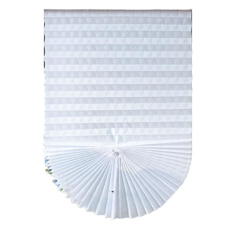 1PC Polyester Curtain Home Decorations Semi-Blind Window Curtains Non-Woven Leaf Pleated Curtain Shades 60/90x180cm