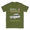 ECTO-1 Service And Repair Manual Ghostbuster Movie T-Shirts for Men Cotton Tees O Neck Short Sleeve T Shirt Gift Idea Clothes