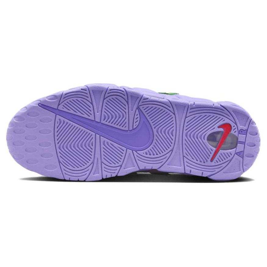 AMBUSH x Nike Air More Uptempo Low Lilac Унисекс Кроссовки Фиолетовый Яблочно-зеленый Университетский красный FB1299-500
