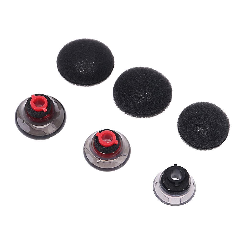 6 Pieces Silicone Ear Buds Gels Eartips Silicone Earpads Replacement Ear Bud Tips S/for M/L for Voyager 5200 5220 5210