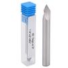 V Groove Router Bit 14 Shank 60 Degree Carbide CNC Chamfer End Mill Tungsten Steel for Engraving