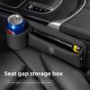 Multifunction Sticker Car Seat Gap Filler Leak-proof Storage Bag Cup For Peugeot 408 308 5008 208 2008 3008 Landtrek Rifter 508