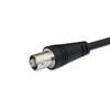 1-Meter BNC Surveillance Coaxial Video Cable with Dual Female Connectors for HD Cameras