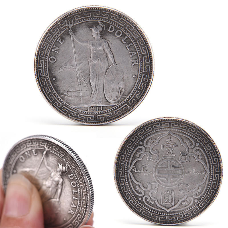 1911 Старинные Антикварные Серебряные Долларовые Монеты Коллекция Серебряных Монет Один Доллар Антикварный Доллар