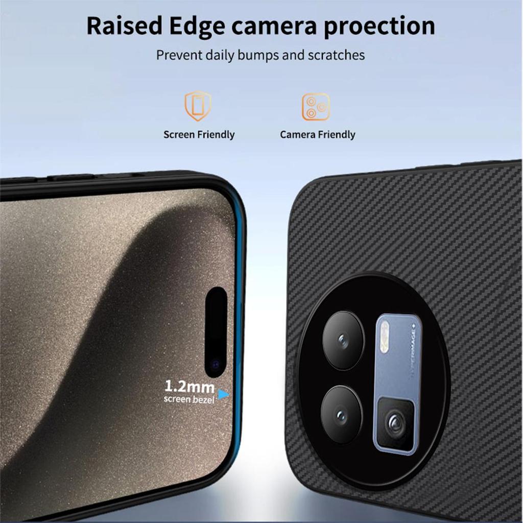Амортизирующий текстурированный чехол из ТПУ для realme GT 8 Pro Тонкий защитный чехол из углеродного волокна