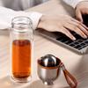 SAMADOYO Разделение чая, заваривание термостойкого стекла, фильтрация чая, портативная чашка, портативная чашка для воды для путешествий на открытом воздухе