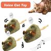 Simulation Mouse Plush Cat Toy Automatic Chirping Mice Pet Toys Funny Mouse Cat Toys