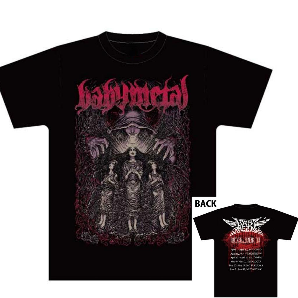 METAL SPIRITS BABYMETAL Футболка с принтом Хлопок Графическая футболка Унисекс Унисекс Летняя Уличная одежда