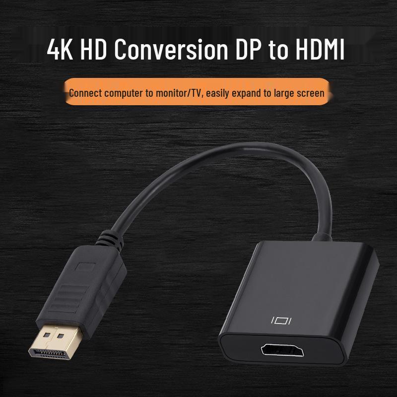 4K DisplayPort (DP) Кабель-адаптер от DisplayPort к HDMI – Женский интерфейс DP на HDMI для HD-дисплея/проектора
