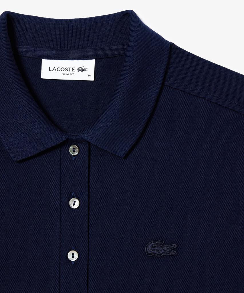 LACOSTE Женская облегающая мини-футболка-поло из пике Pf5462-56G 166
