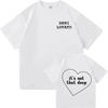 IT'S NOT THAT DEEP ALBUM T-shirt DEMI LOVATO Graphic Print TEE Cotton Short Sleeve Female Tshi