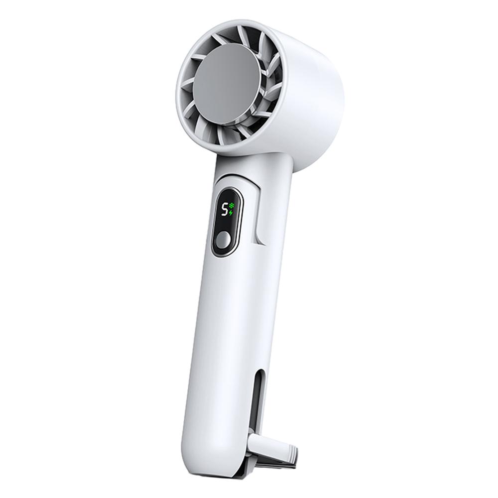 Портативный вентилятор, мини-турбовентилятор, USB-перезаряжаемый складной воздухоохладитель для лета, уличный вентилятор со светодиодным дисплеем