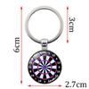 Dart Target Pendant Keychain Digital Target Keychain Car Pendant