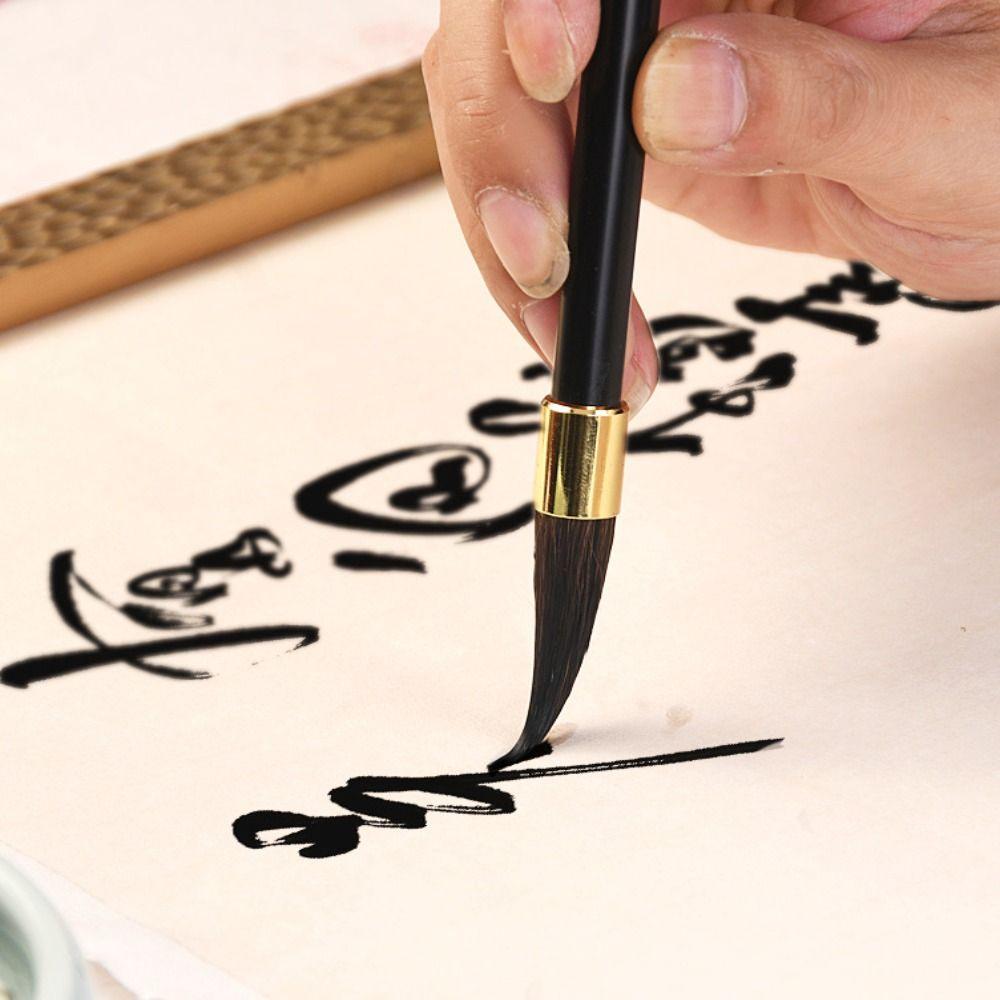 Кисть для китайской каллиграфии из волчьего волоса, масляная акварельная художественная кисть для рисования, Священное Писание, кисть для письма, класс