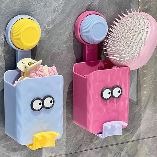 Настенный органайзер-подставка для зубных щеток с отделением для хранения, высокая грузоподъемность