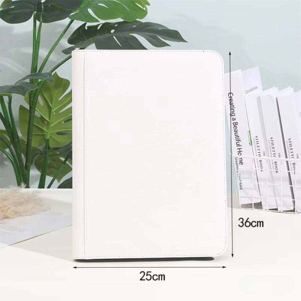 Durable 9/12 Grids Collectible Card Album PU Leather Large-capacity Storage Book Card Album Home Storage