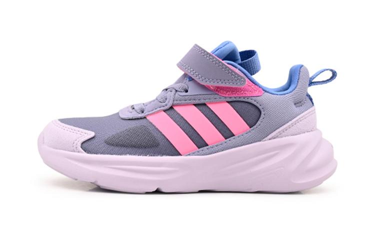 Adidas Neo Ozelle Lightweight Slip Resistant Abrasion Resistant Low top Running Shoes Purple Pink Kids' HQ3834