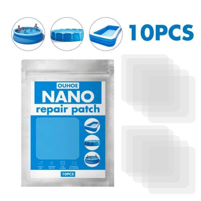 SHOP-STORY : SUPER NANO : 10 Waterproof Repair Patches for Pools, Buoys, Mattresses