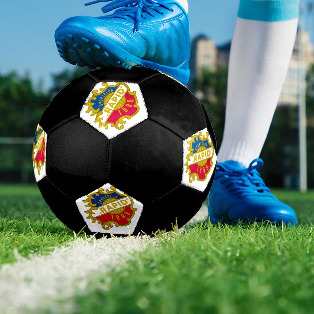 1 шт. SK Rapid размер плаката 5 футбольный мяч ПрагаФутбольный мяч для зала Цветной Для всех возрастов Машинная строчка ПВХ Готов к соревнованиям Прочный Высокий отскок