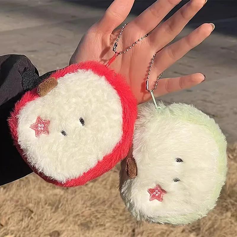 Мультяшная Милая Плюшевая Кукла Игрушка Подвеска на Сумку Кошелек для Монет Ключей Помады Сумка для Хранения Мелочей Девичье Сердце Креативная Сумка для Наушников